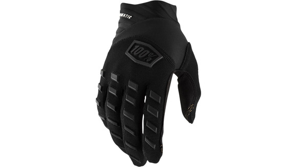 Мотоперчатки подростковые 100% Airmatic Youth Glove (Black/Charcoal, M, 2022 (10001-00001)) pitbikemarket.ru