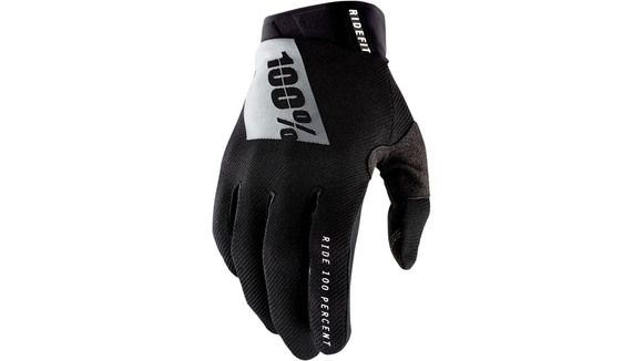 Мотоперчатки 100% Ridefit Glove (Black/White, M, 2022 (10010-00001)) pitbikemarket.ru