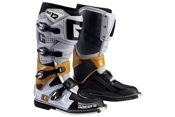 Мотоботы Gaerne SG12 серо-белые 43 pitbikemarket.ru