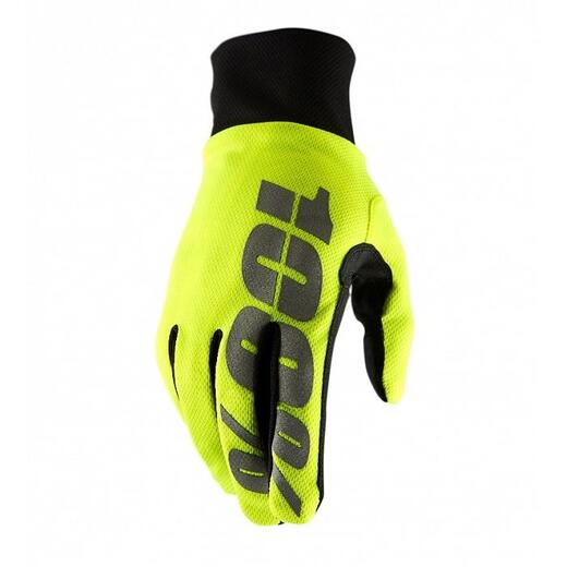 Мотоперчатки 100% Hydromatic Waterproof Glove Neon Yellow M (10011-004-11) pitbikemarket.ru