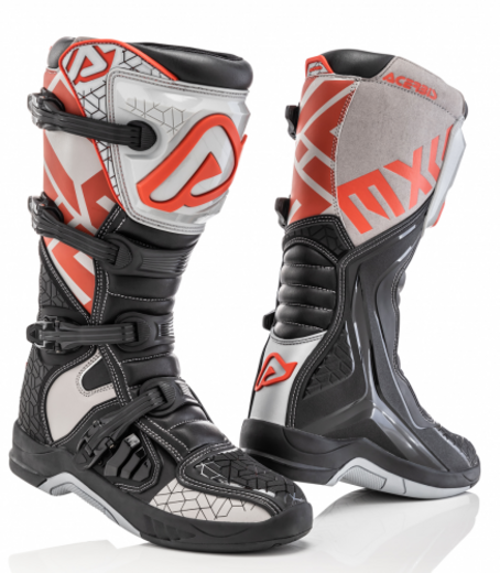 Мотоботы кроссовые Acerbis X-TEAM black/grey, р. 44 pitbikemarket.ru