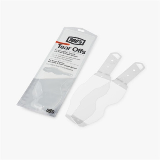 Линзы отрывные 100% RC2/AC2/ST2 Standard Tear-Offs 20шт (51018-101-20) pitbikemarket.ru