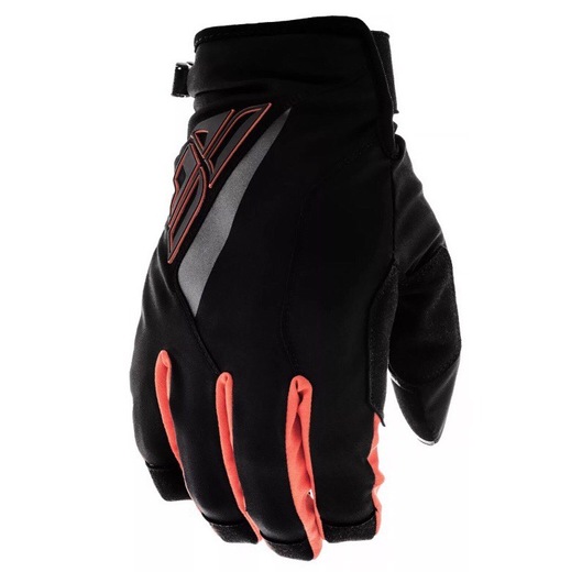 Перчатки FLY RACING TITLE черные/оранжевые (2018)  6" pitbikemarket.ru