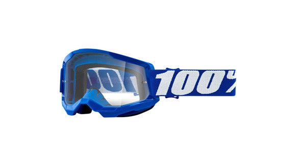 Очки 100% Strata 2 Goggle Blue / Clear Lens (50027-00002) pitbikemarket.ru