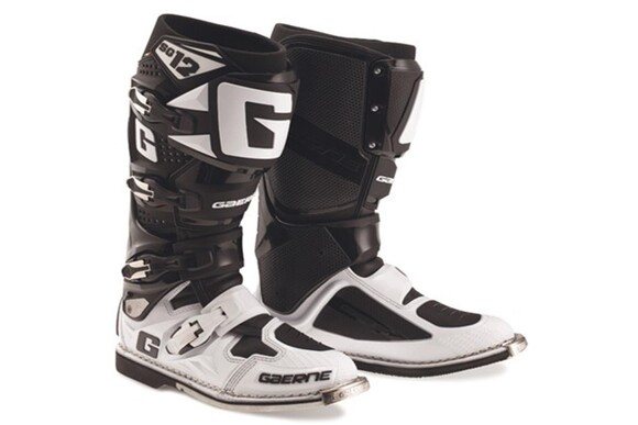 Мотоботы Gaerne SG12 бело-черные 42 pitbikemarket.ru