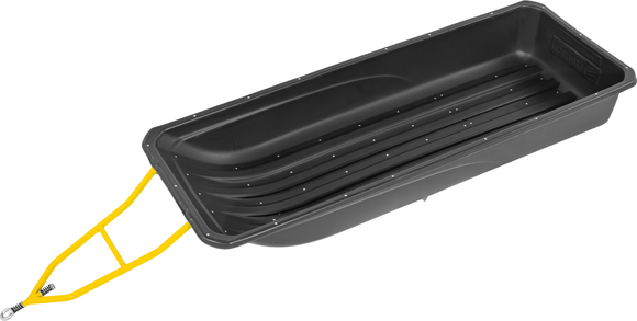 Сани волокуши с обвязкой, накладками и отбойником Тайга-2100 (2300x860x490) для снегохода, мотобуксировщика, рыбалки, охоты. Ширина дна 550. pitbikemarket.ru