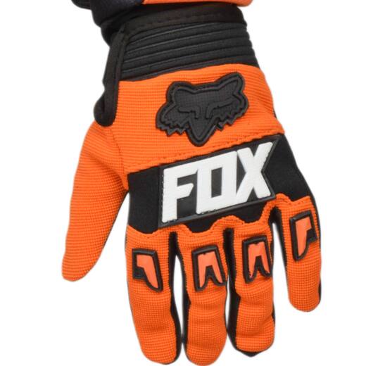 Перчатки мото (детские) FOX №4 Orange/Black (17 см/10-11 лет) мотокросс pitbikemarket.ru