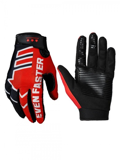 Перчатки для кросса Phoenix AIR ARROW Черный/Красный (M) pitbikemarket.ru