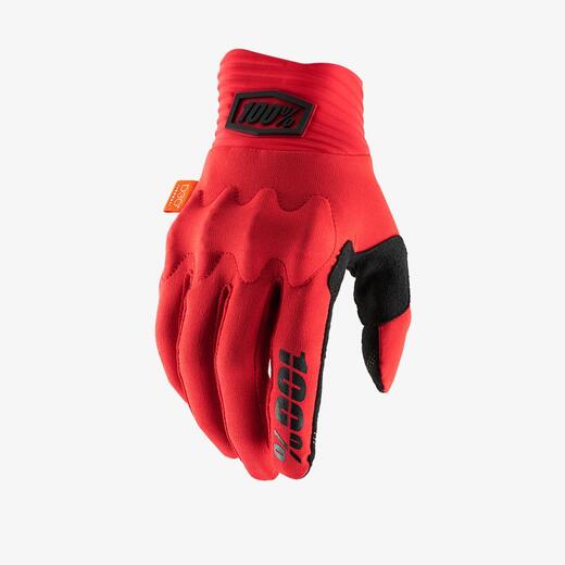 Мотоперчатки 100% Cognito D3O Glove (Red/Black, S, 2021 (10013-013-10)) pitbikemarket.ru