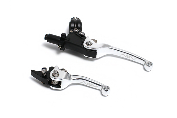 Комплект складных рычагов CNC серебро pitbikemarket.ru