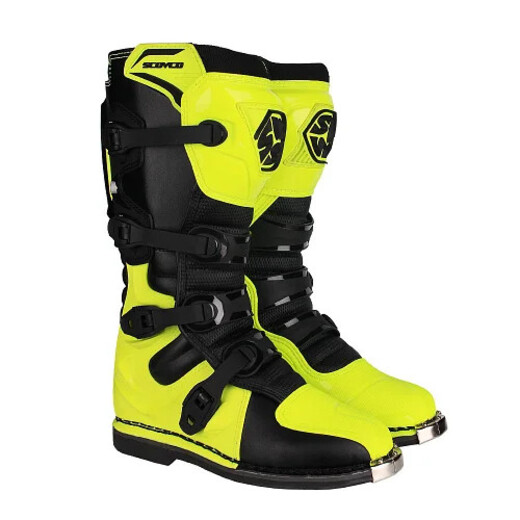 Мотоботы Scoyco MBM006 высокие желтые 41 pitbikemarket.ru